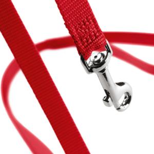 Laisse London 15/110, Longueur 110 cm | Large 1,5 cm, rouge