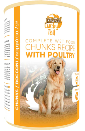 PRINCE LUCKY TAIL ECO CHIEN POULTRY 415G (VOLAILLE)