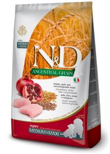 N&D N&D ANCESTRAL POULET & GRENADE CHIOT MEDIUM/MAXI 2,5KG POULET & GRENADE CHIOT MINI 7KG