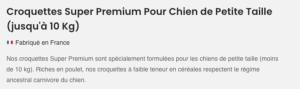 ULTRA PREMIUM CHIEN DE PETITE TAILLE 8 KG (JUSQU'A 10KG)