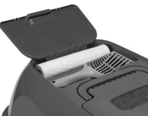 BAC LITIERE FERMÉ MEGA DELUXE 66X49X46CM GRIS