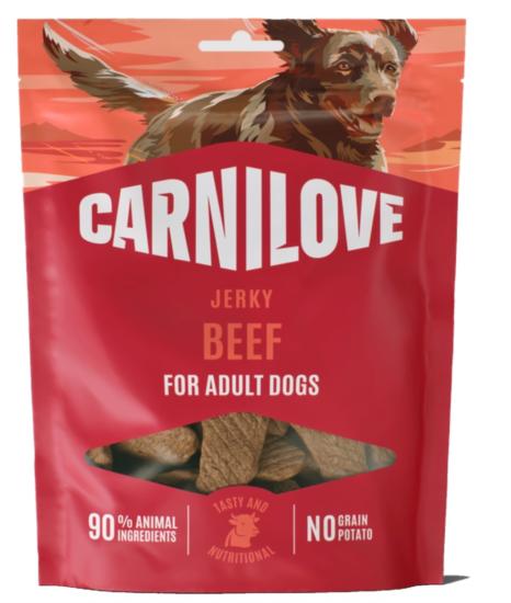 CARNILOVE -DOG JERKY - BEEF FILLET -100G
