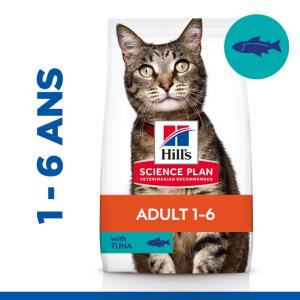 Hill's Science Plan Adult croquettes pour chat au thon 7kg