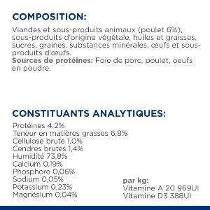 Hill's PRESCRIPTION DIET k/d Kidney boîte pour Chien Poulet 370 g