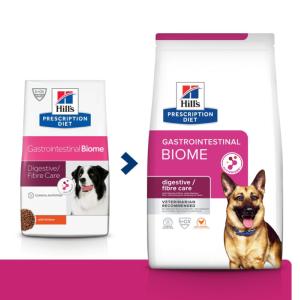  Hill's PRESCRIPTION DIET Gastrointestinal Biome Croquettes pour Chien au Poulet 1,5 kg