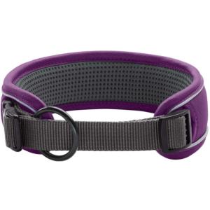 Collier Divo XL, violet/gris Longueur 55 - 65 cm | Large 5,5 cm