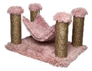 ARBRE A CHAT RENO 59x39x44cm ROSE