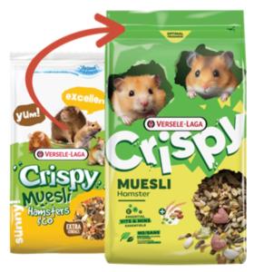 CRISPY MUESLI HAMSTER 750G