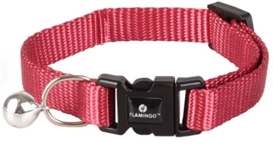 Chat Collier Chaton Ziggi Rouge cérise 15-22cm 10mm
