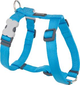 RED DINGO Dog harnais unis Classic Turquoise S 15mm, cou 30-48cm, corps 36-54cm