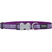 RED DINGO Dog collier Design Safari Purple S 15mm x 24-36cm