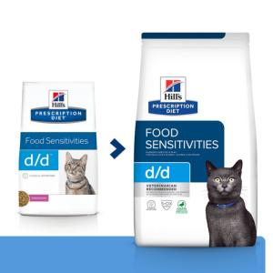 Hill's PRESCRIPTION DIET d/d Food Sensitivities Croquettes pour Chat Canard & Petis Pois 1,5 kg