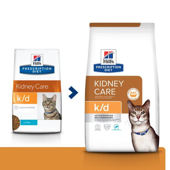 Hill's PRESCRIPTION DIET k/d Kidney Croquettes pour Chat au Thon 1,5 kg