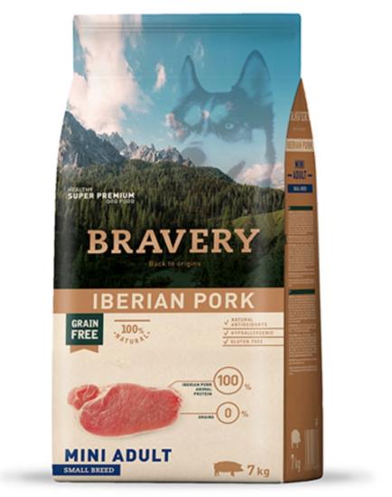 BRAVERY IBERIAN PORK MINI ADULT SMALL BREEDS 2 KG.