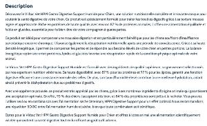 VET HPM DOG WET DIGESTIVE SUPPORT MOUSSE Etui 9 X 300g