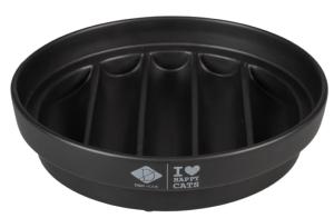 Gamelle anti-glouton « vague » Noir