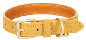 Collier Chien Virginia Jaune M | 31-39cm x 20mm