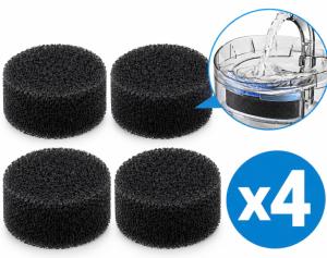 KIT 4 FILTRES POUR MY LOVELY PET FONTAINE 2L