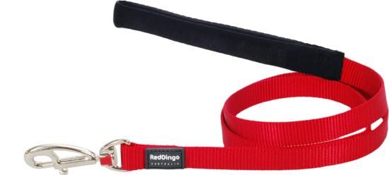 RED DINGO Dog laisse unis Classic Red M 20mm x 1.2m