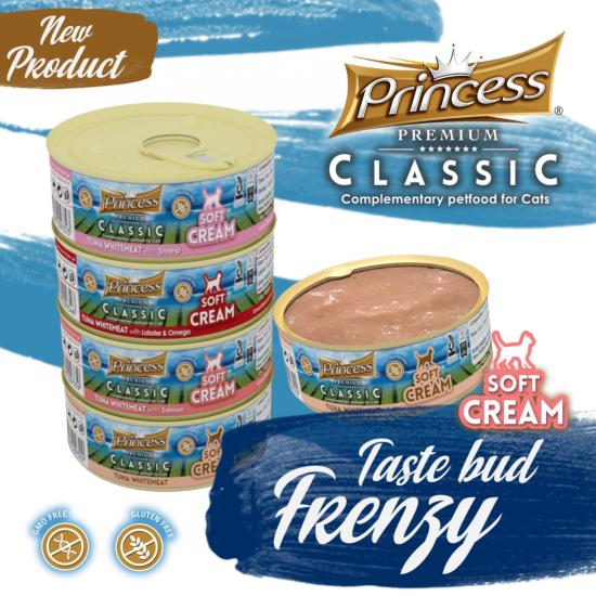 PRINCESS SOFT CREAM Tuna Whitemeat & Salmon 50g