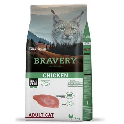 BRAVERY CAT ADULT CHICKEN 7 KG