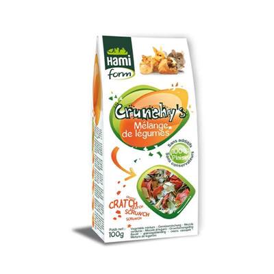 HAMIFORM Crunchy’s – mélange légumes pour tous rongeurs – 100 g
