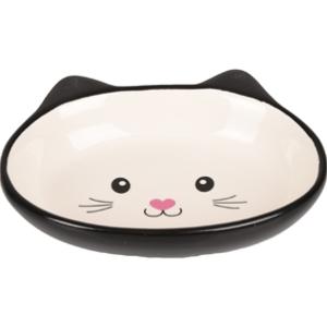 GAMELLE POUR LA NOURRITURE CHAT ISA CÉRAMIQUE NOIR 170ML 14CM