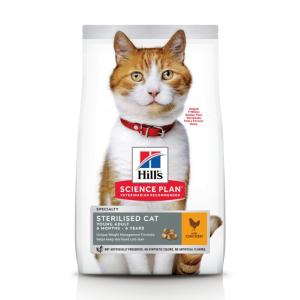 Hill's Science Plan pour chat Adult Sterilised Cat au Poulet 7kg 