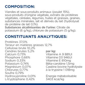 Hill's PRESCRIPTION DIET c/d Urinary Stress Multicare+Metabolic Croquettes pour Chat au Poulet 3 kg