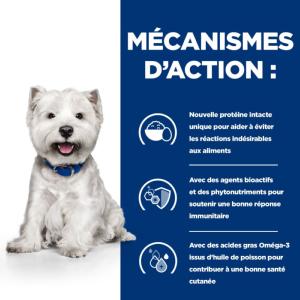 Hill's PRESCRIPTION DIET Derm Complete Mini Croquettes pour petit Chien 1 kg