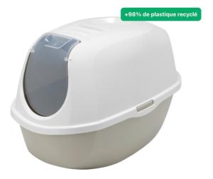 BAC A LITIERE FERMÉ SMART CAT L 54.5 x W 39.1 x H 40.3 cm GRIS
