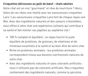 LARA ADULT BOEUF 12,5KG