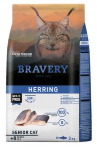 BRAVERY SENIOR HERRING 2 KG (CHAT >8 ANS)