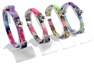 COLLIER CHAT FLORAL 1PC