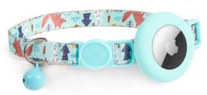 COLLIER CHAT AJUSTABLE + SUPPORT AIRTAG