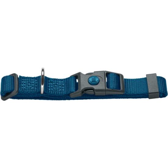 Collier London M/Long 30 - 46 cm | Large 1,5 cm, bleu foncé