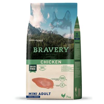 BRAVERY ADULT CHICKEN SMALL BR. 7 KG
