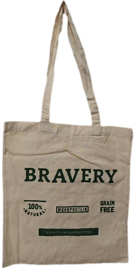 BRAVERY TOTE BAG EN TOILE