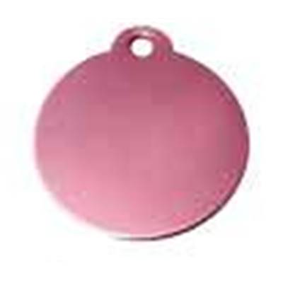 Médaille Aluminium ROND Rose medium