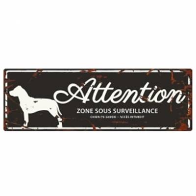 WARNING SIGN STAFFORD F noir