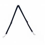 Nylon coupleur laisse DOUBLE ATTACHES Noir 40-70cm/15mm