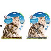 SET DE PROMENADE CHAT ZOO 20-35cm / 10mm - 125cm couleurs mlanges