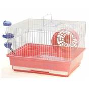 Cage hamster "ARIEL" 35x28x23cm toute équipée