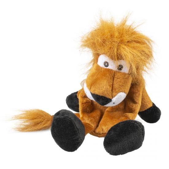 Peluche lion catty 25x12x12cm brun