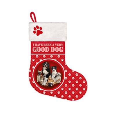 Chaussette de Noël à remplir de cadeaux chiens mix