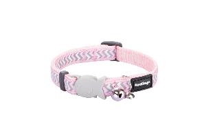 COLLIER POUR CHATS REFLEC ZIGGY 12mm x 20-32cm ROSE