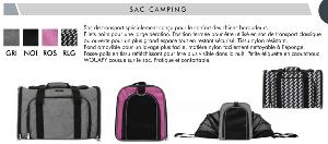 SAC CAMPING 45x25x28 CM NOIR