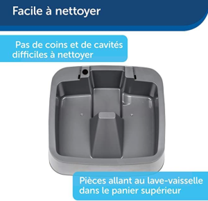 PETSAFE - FONTAINE PLASTIQUE 7.5L SANS BPA