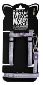HARNAIS + LAISSE CHAT MATRIX 2.0 LAVANDE