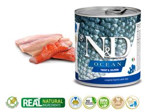 N&D CHIEN OCEAN TRUITE & SAUMON 285 GR